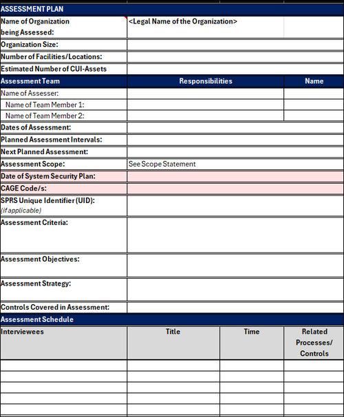 CMMC Level 2 Assessment Tool