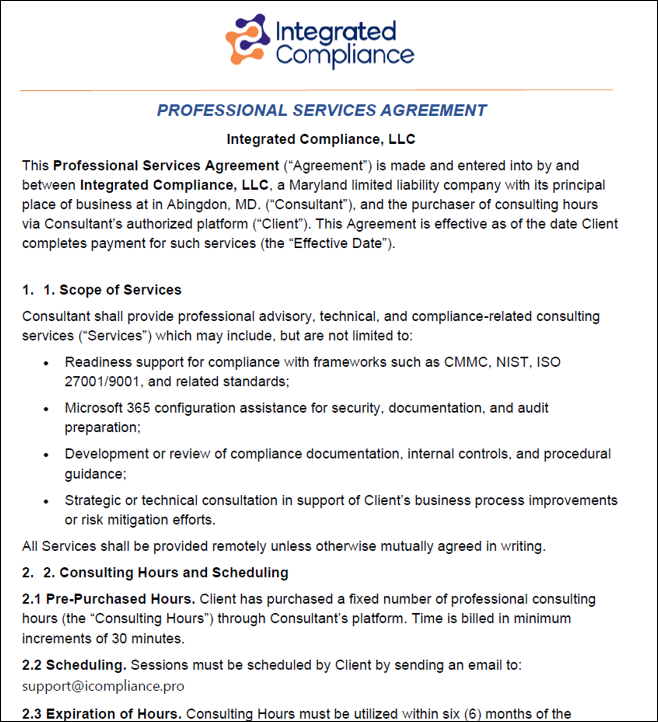 Detailed CMMC Level 1 & Microsoft Office 365 Implementation Package + Bonus Worksheet and Two 30-minute Consultations